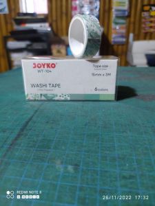 Joyko WT-104 Washi Tape Isolasi Hijau