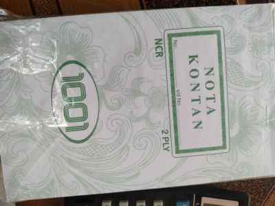 Bon faktur tegak 2ply