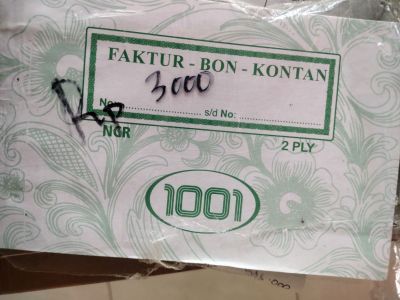 Bon Faktur Samping 2Ply 