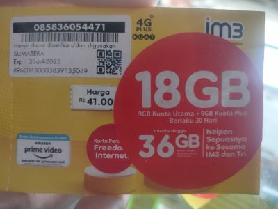 Kartu Indosat 20 GB 