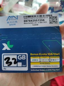 Kartu XL 3 GB 30 HARI
