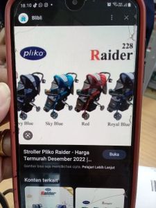 Stroller pliko 228 Raider
