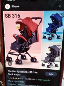 Stroler sb 316 space baby