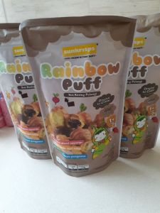 Rainbow puff original isi coklat
