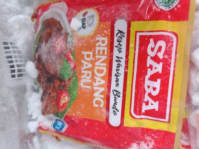 Rendang paru saba