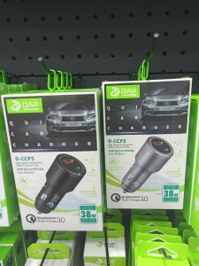 Car Charger/DAP D-CCP5/38W/1USB+1Type-c