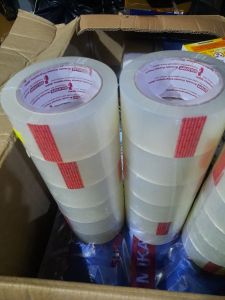 Lakban bening 2 inc gold tape