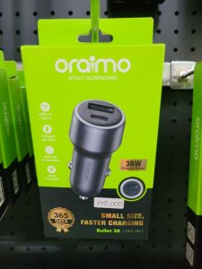 Car Charger/ORAIMO OCC-72D/38W/1USB+1Type-c