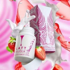 LATTMJOLK SIMPLE MILK STRAWBERRY NIK 3/6