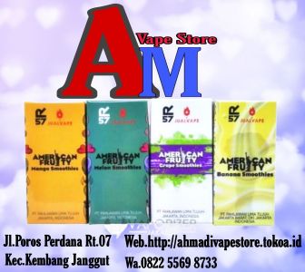 H57 American Fruity New Varian Rasa Dingin Jual Vape 60ml