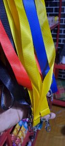 Gantungan Pood Polos Warna Hitam Merah Kuning Lebar