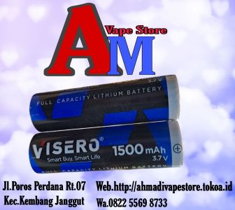Batrai Visero Biru 1500mah