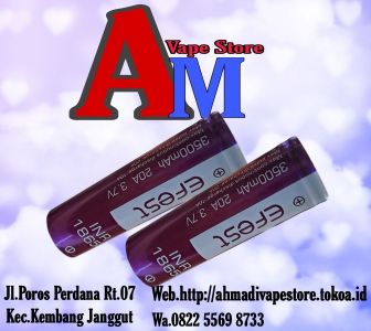 Batrai Efest Pink 3500mah