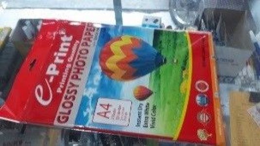 Kertas Foto Glosy E-Print