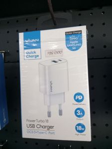 Adaptor/VIVAN POWER TURBO 18W/1USB/1TYPE-C