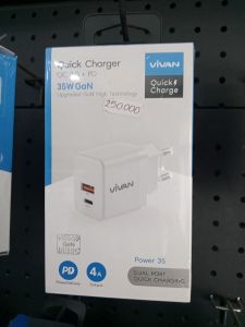 Adaptor/VIVAN POWER 35W/1USB/1TYEP-C