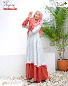Gamis the day kiara sky orange mom L