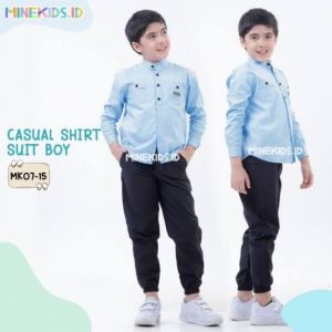 Set minekids boy biru 4