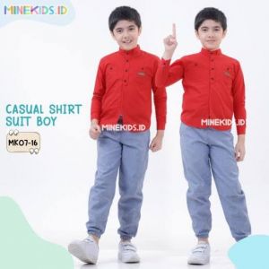 Set minekids boy merah 4