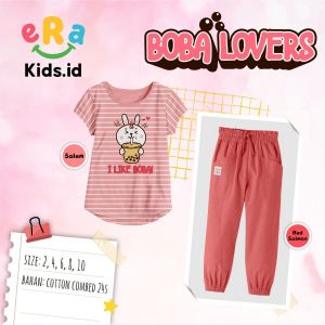 Set erakids boba peach