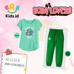 Set erakid boba hijau