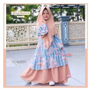 Gamis kaaffah nadeera  Bronze xl