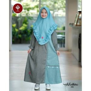 Gamis Anv nadhira blue 7