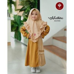 Gamis Anv nadhira mustard 7