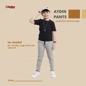 Celana aydin pants cream 