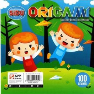 Kertas Origami Sidu 100 lembar ukuran 14 x 14 cm