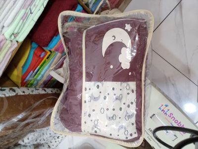 Tas bayi besar saku print glowy