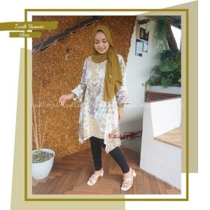 Tunik kaaffah yasmin olive mom L