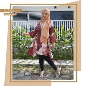 Tunik kaaffah yasmin medium elder mom L