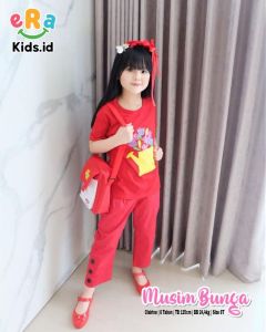 Set erakids musim bunga merah 