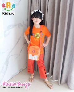 Set erakids musim bunga orange