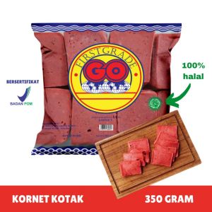 Cornet bentuk kotak 