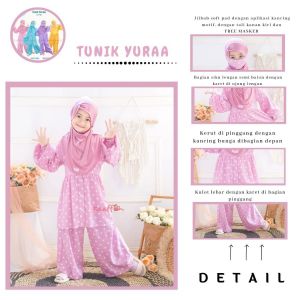Tunik kaaffah yuraa pink