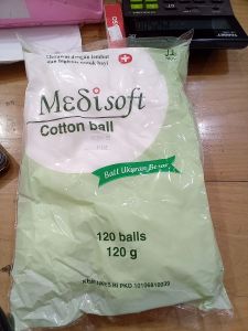 Kapas bola medisoft hijau