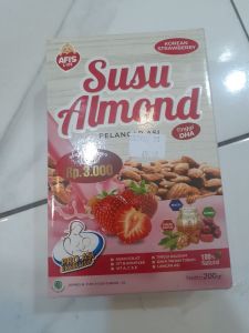 Susu almond strawberry 200g