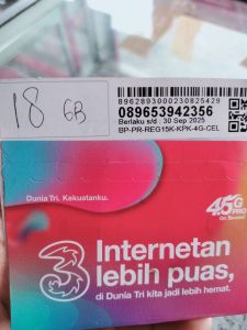 Kartu tri 100 Gb on