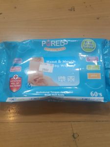 Tisu basah pureebb 60 sheets