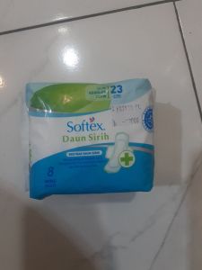 Softex daun sirih sayap 23cm 8