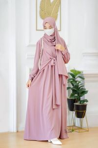 Gamis the day blossom misty rose mom xxl