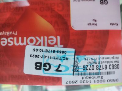 Kartu Telkomsel Off 50 gb