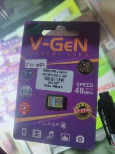 MEMORI V-GEN MICRO SD 4 GB