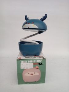 MINI TABLE LAMP/ CUTE ANIMAL SHAPE/ BIRU