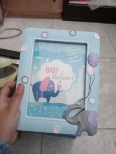 FRAME KARAKTER/ BIRU/ 12.6 CM  18.3CM