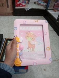 PHOTO FRAME/ KARAKTER/ PINK/ 12.6CM  18.3CM