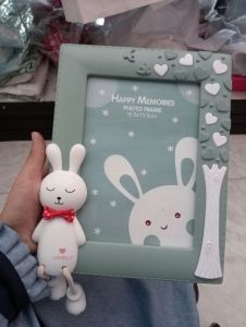 PHOTO FRAME/ KARAKTER/ HIJAU/ 10.5  13.5cm