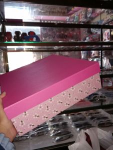 BOX KADO/ 31289 CM/ MOTIF BUNGA/ PINK